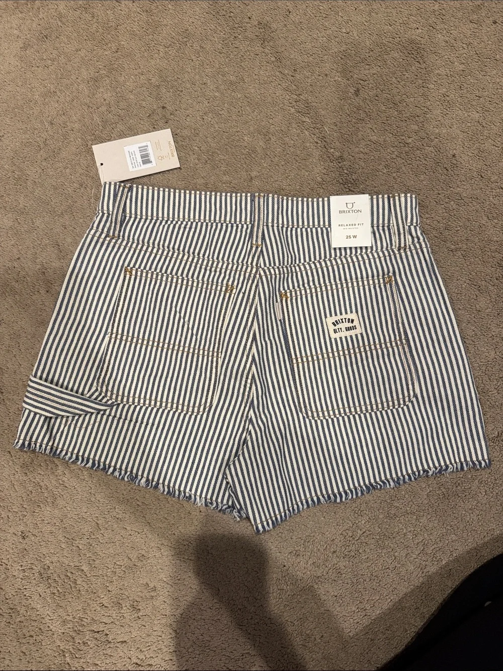 Brixton blue white